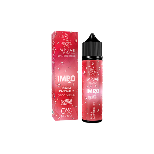 0mg Imp Jar Imp2O 50ml Shortfill Pear & Raspberry (50VG/50PG) 1