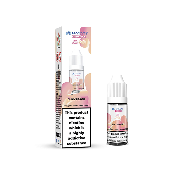 10mg Hayati Pro Max Nic Juicy Peach Salts 10ml