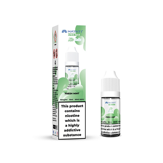 10mg Hayati Pro Max Nic Salts 10ml Fresh Mint Vape Flavours