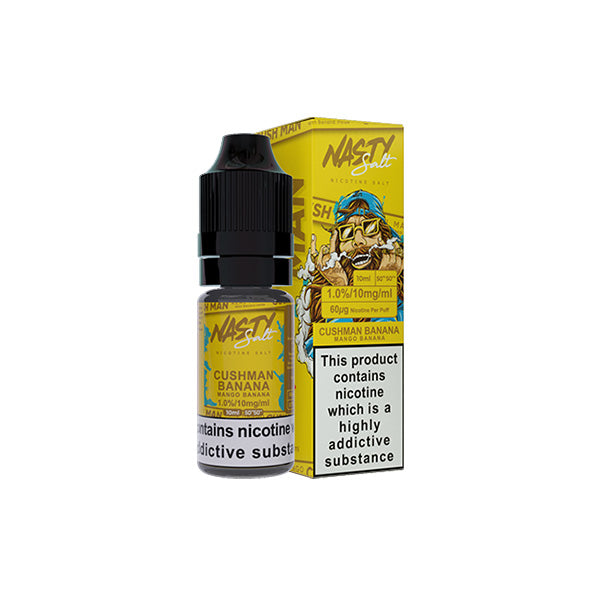 10mg Nasty Salts 10ml Cushman Banana (50VG/50PG)