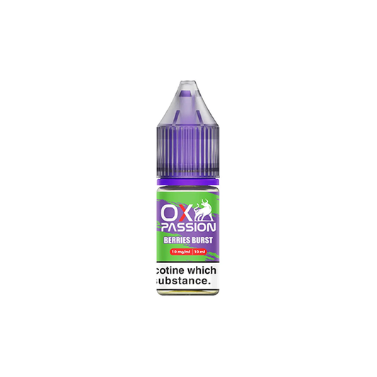 10mg OX Passion By OXVA 10ml Nic Salts Berries Burst (50VG/50PG)