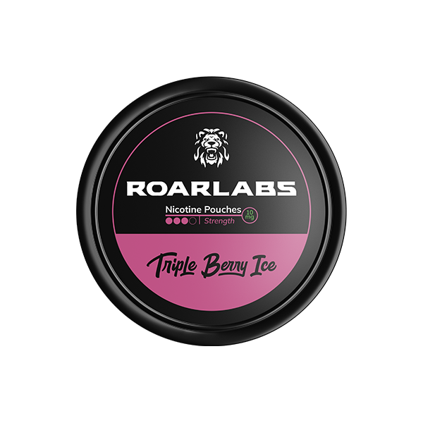 10mg Roar Labs Triple Berry Ice Nicotine Pouch - 20 Pouches