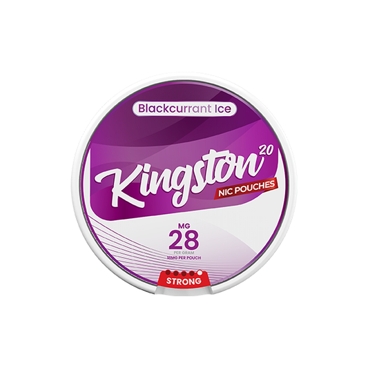 12mg Kingston Nicotine Pouches Blackcurrant- 20 Pouches 1