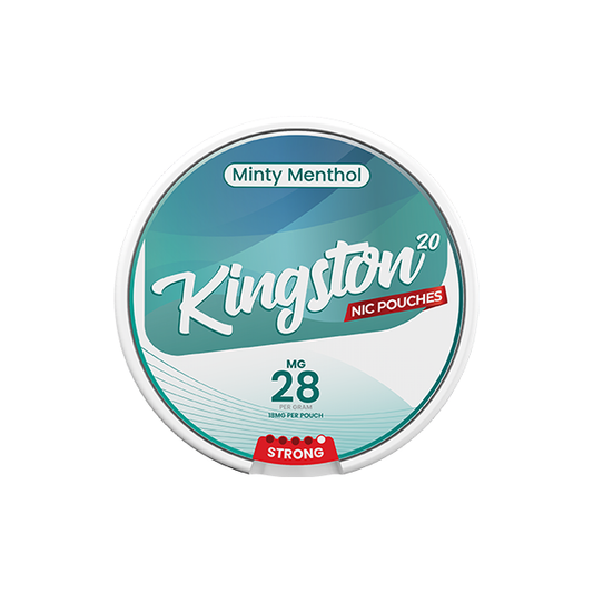 12mg Kingston Nicotine Pouches Minty Menthol - 20 Pouches 1