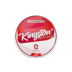 12mg Kingston Nicotine Pouches Strawberry Ice- 20 Pouches