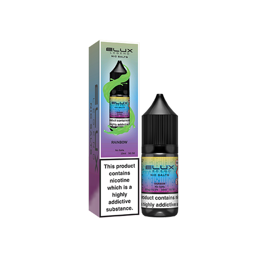 20m Elux Legend 10ml Nic Salts Rainbow (50VG/50PG)