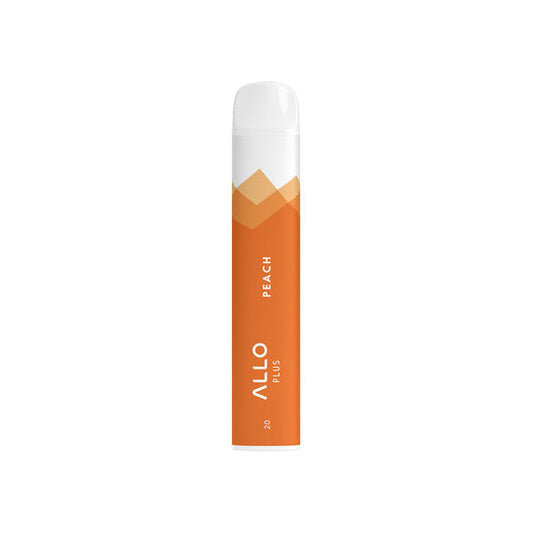 20mg Allo Plus Disposable Peach  Vape Device 500 Puffs