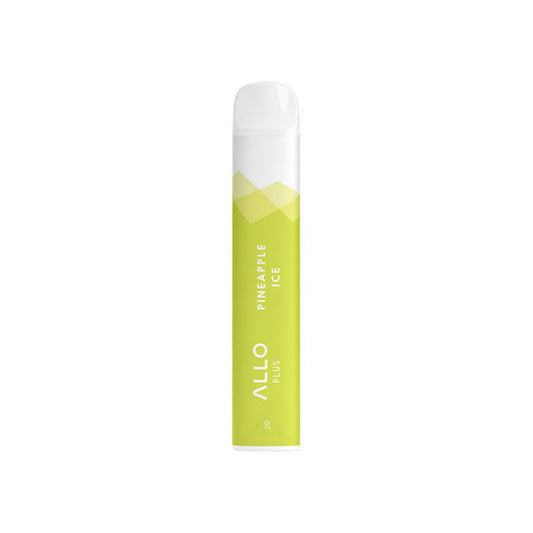 20mg Allo Plus Disposable Pineapple Ice Vape Device 500 Puffs