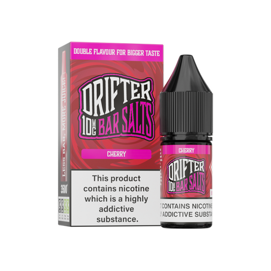 20mg Drifter Bar Salts 10ml Nic Salts Cherry  (50VG/50PG) 