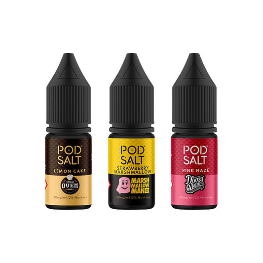 20mg Pod Salt Fusions 10ml Nic Salt (50VG/50PG)   