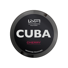 43mg CUBA Black Nicotine Pouches Cherry- 25 Pouches