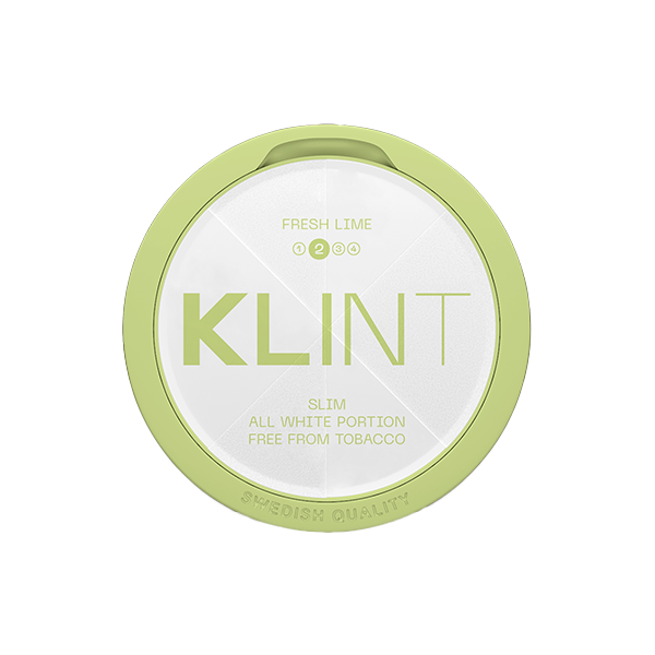 8mg Klint Fresh Lime Slim Nicotine Pouch Fresh Lemon - 20 Pouches