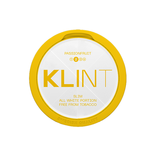 8mg Klint Fresh Lime Slim Nicotine Pouch Passion Fruit - 20 Pouches