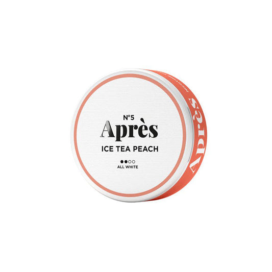 Après 8mg Ice Tea Peach Nicotine Snus Pouches 20 Pouches :: Short Dated Stock ::