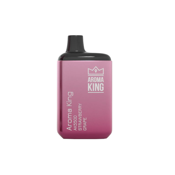 Aroma King AK5500 Metallic Disposable Vape Strawberry Grape 