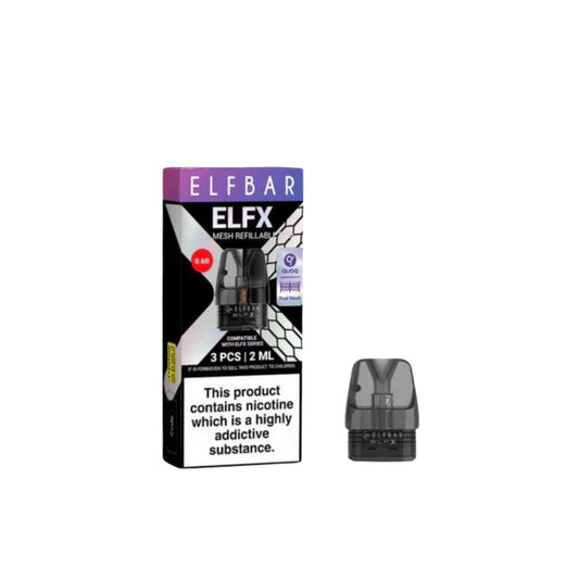 Elf Bar ELFX Empty Refillable Pods 2ml - 3 pcs 0.8ohm