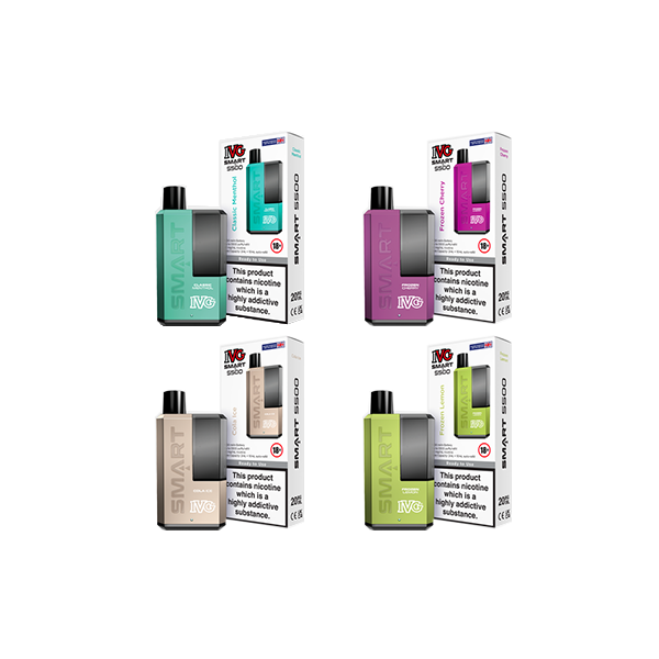 IVG Smart 5500 Disposable Rechargeable Vape Kit 5500 Puffs 