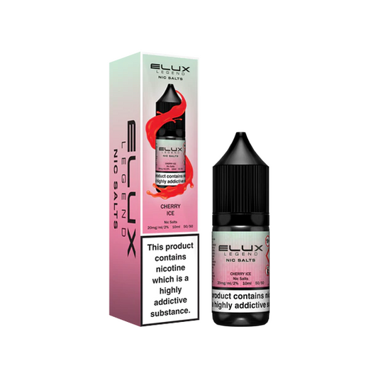 10mg Elux Legend 10ml Nic Salts (50VG/50PG) Cherry Ice Vape Flavours