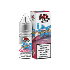 10mg IVG Bar Favourites 10ml Nic Salts (50VG/50PG) BlueBerry Cherry Cranberry Vape Flavours