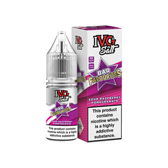 10mg IVG Bar Favourites 10ml Nic Salts (50VG/50PG) Sour RaspBerry Pomeganate Vape Flavours