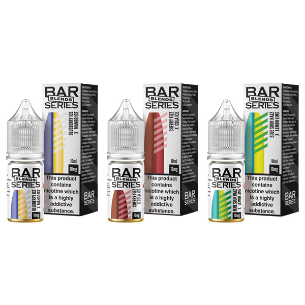 10mg Bar Series Blends 10ml Nic Salts (50VG/50PG) Vape Flavours