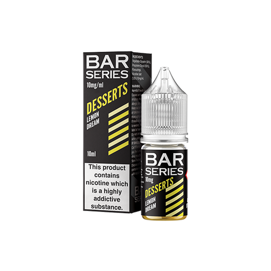 10mg Bar Series Desserts 10ml Nic Salts (50VG/50PG) lemon lime vape flavours