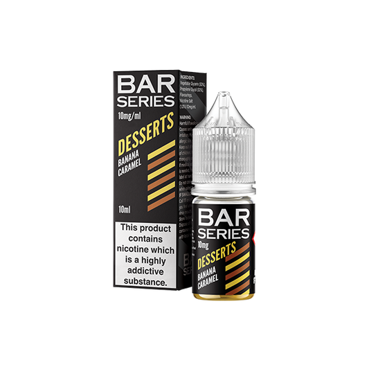 10mg Bar Series Desserts 10ml Nic Salts (50VG/50PG) Banana Caramal Vape Flavoursvape flavours