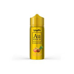 0mg AU Gold By Kingston 100ml Shortfill E-liquid Miami Peach Pineapple Flavours