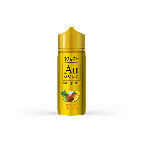 0mg AU Gold By Kingston 100ml Shortfill E-liquid Tropical Fruit Ice Flavours