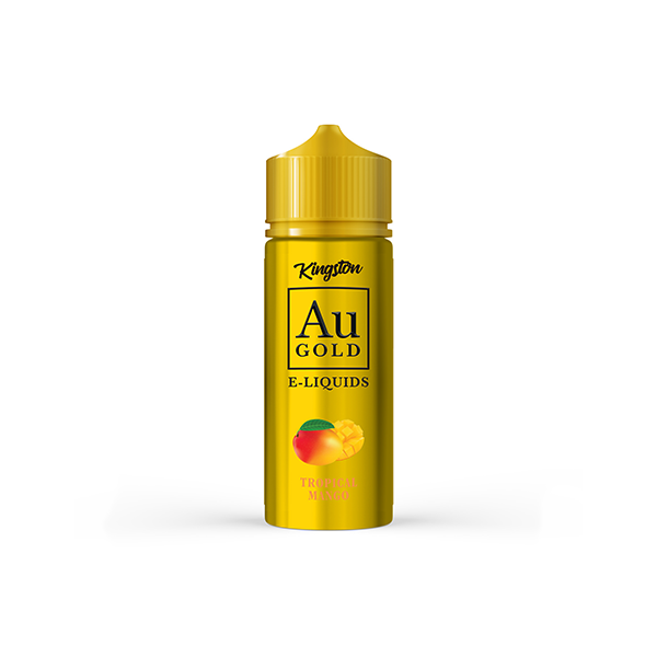 0mg AU Gold By Kingston 100ml Shortfill E-liquid Tropical Mango Flavours