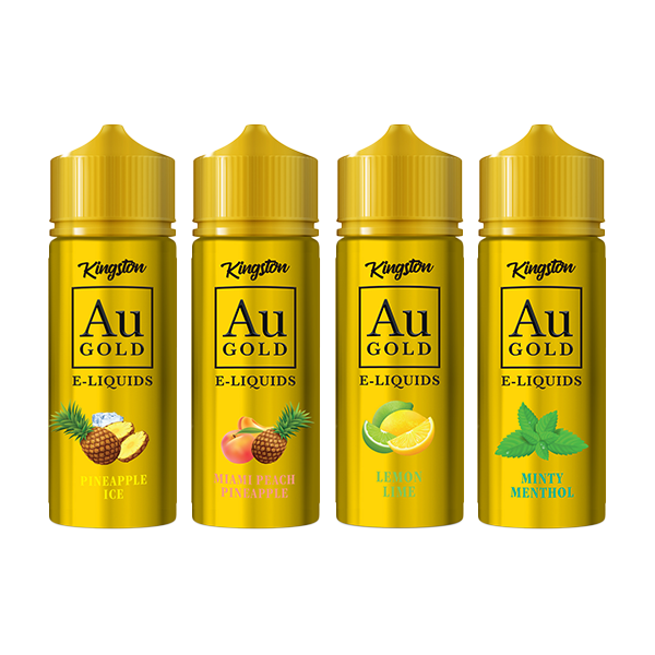 0mg AU Gold By Kingston 100ml Shortfill E-liquid Vape Flavours