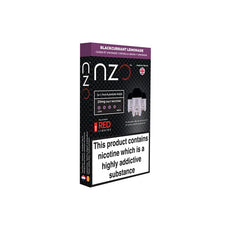 NZO 20mg Salt Cartridges with Red Liquids Nic Salt (50VG/50PG)