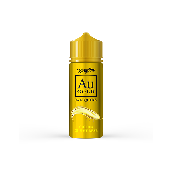 0mg AU Gold By Kingston 100ml Shortfill E-liquid Golden Gummy Bear Flavours