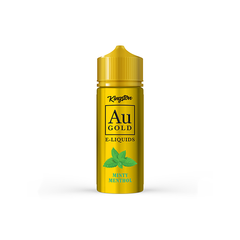 0mg AU Gold By Kingston 100ml Shortfill E-liquid Mint Menthol Flavours