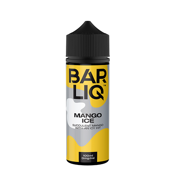 0mg Bar Liq shortfill 120ml Mango Ice Flavours