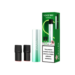 20mg Yooz Mini Rechargeable Device & Vape Pods x2 600 Puffs (BUY 5 GET 1 FREE)