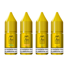 10mg AU Gold By Kingston Nic Salt 10ml (60VG/40PG) Vape Flavours