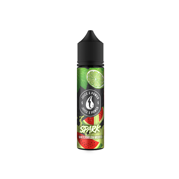 0mg Juice N Power Shortfills 50ml (70VG/30PG) Watermelon Mojito Vape Flavours