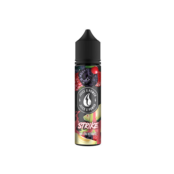 0mg Juice N Power Shortfills 50ml (70VG/30PG) Melon Berries Vape Flavours