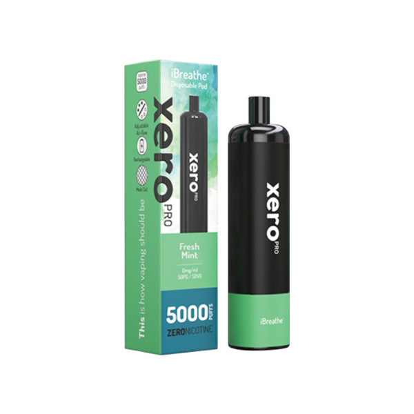 iBreathe Xero Pro Disposable Vape Pod 5000 Puffs