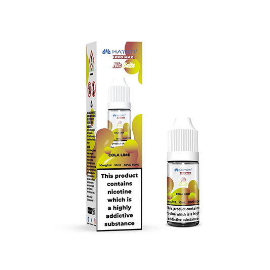 10mg Hayati Pro Max Nic Salts 10ml Cola Lime Vape Flavours