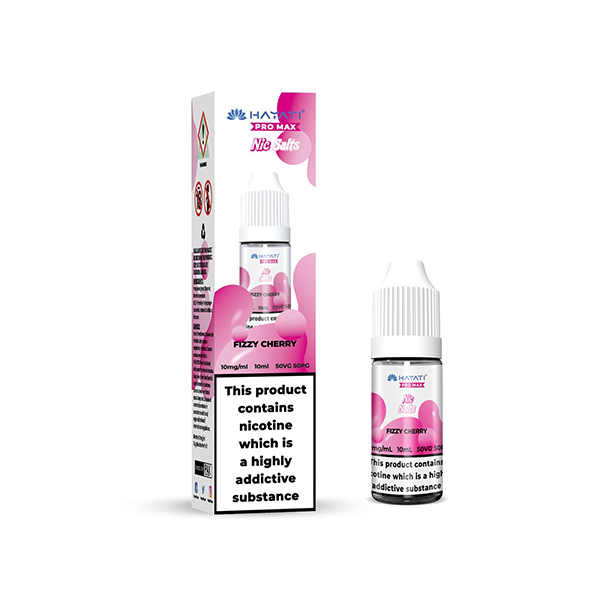 10mg Hayati Pro Max Nic Salts 10ml Fizzy Cherry Vape Flavours