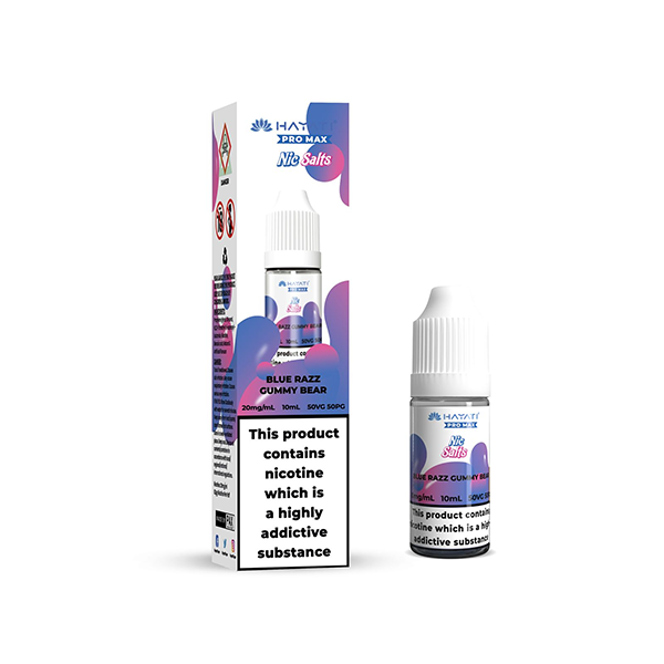 10mg Hayati Pro Max Nic Salts 10ml Blue Razz Gummy Bear Vape Flavours