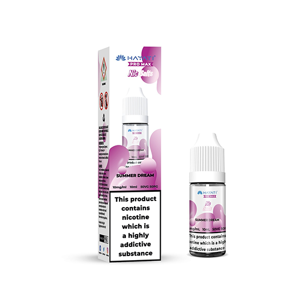 10mg Hayati Pro Max Nic Salts 10ml Summer Dream Vape Flavours