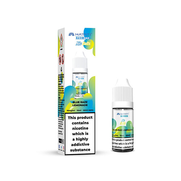 10mg Hayati Pro Max Nic Salts 10ml Blue Razz Lemonade Vape Flavours