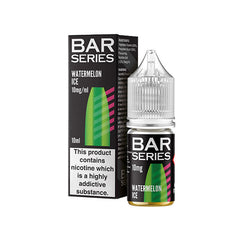 10mg Bar Series 10ml Nic Salts (50VG/50PG) Watermelon Ice Vape Flavours