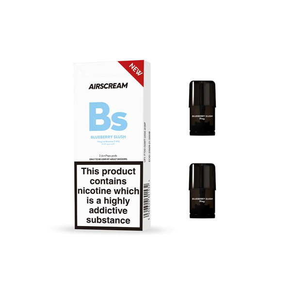 AirsPops By Airscream Pre-filled Replacement Pods 2PCS 1.2ml