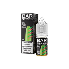 10mg Bar Series 10ml Nic Salts (50VG/50PG) Apple Peach Vape Flavours