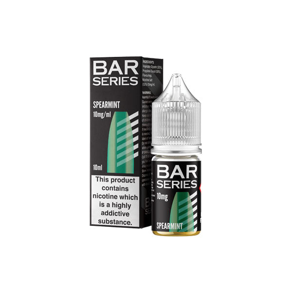 10mg Bar Series 10ml Nic Salts (50VG/50PG) Spearmint Vape Flavours