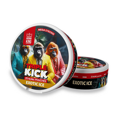 100mg Aroma King Triple Kick NoNic Pouches Exotic Ice Flavours